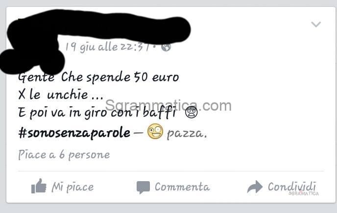 Meglio le "unchie" o i baffi? 1 Meglio le "unchie" o i baffi? 1