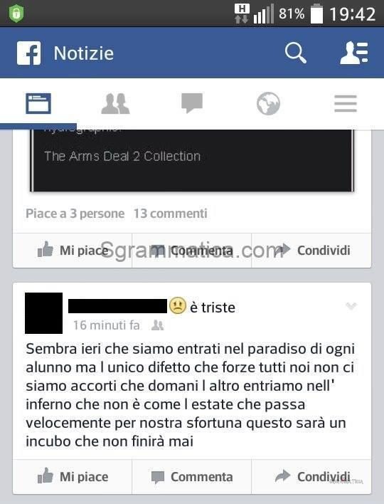 L'alunno che guarda al futuro con sfiducia 1 L'alunno che guarda al futuro con sfiducia 1
