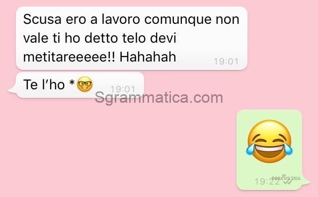 Fortunatamente ha corretto.. 1 Fortunatamente ha corretto.. 1